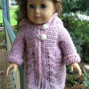Simply Twists Cardigan For 18 Inch Doll