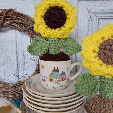 Upcycled Potted Sunflower