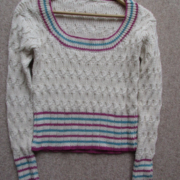 Cable and Striped Jumper