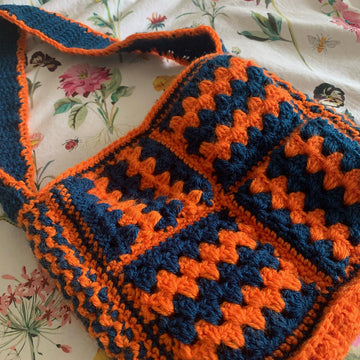 Electric Granny Square Bag