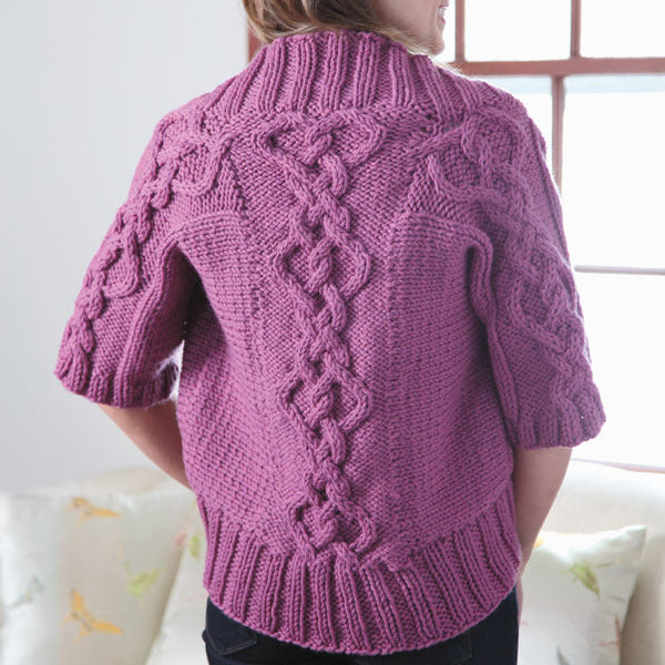 360 Josephine Cardigan - Knitting Pattern for Women in Valley Yarns Northampton Bulky