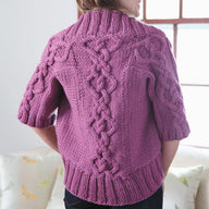360 Josephine Cardigan - Knitting Pattern for Women in Valley Yarns Northampton Bulky