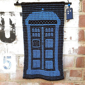 Bigger on the inside wallhanging