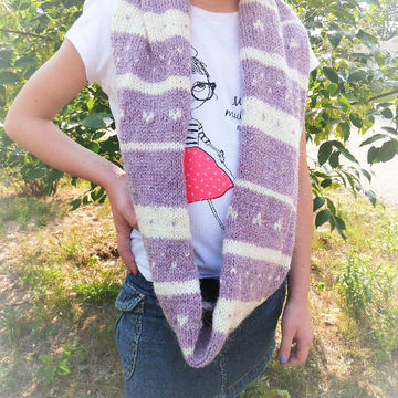 " The Nordic" infinity scarf