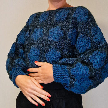 Flower Granny Square Sweater