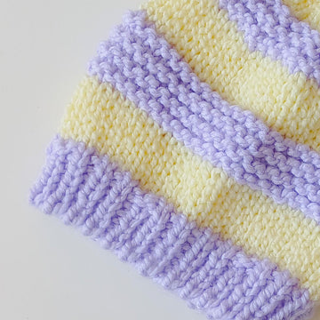 Lilac Blossom Hat for Baby