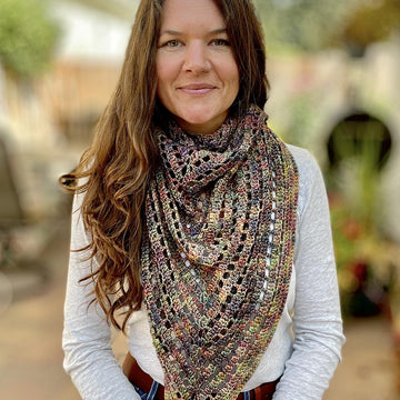 Willow Drift Triangle Shawl