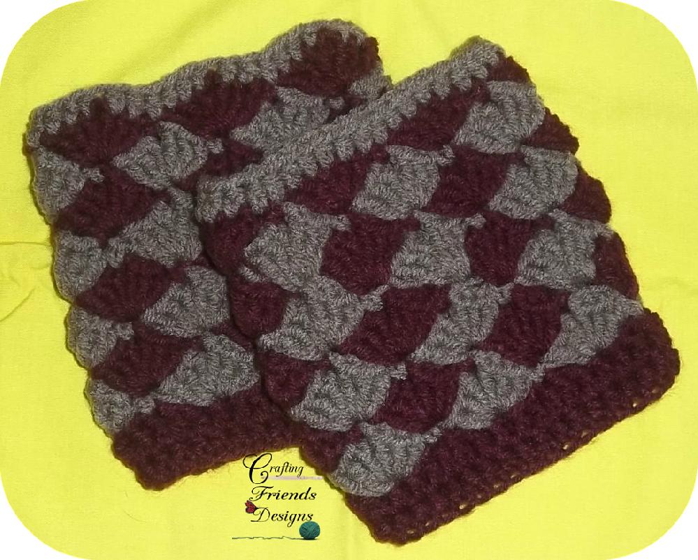 Shell Boot Cuffs