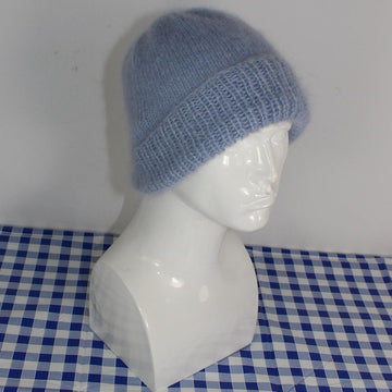 Mohair Beanie Hat Circular