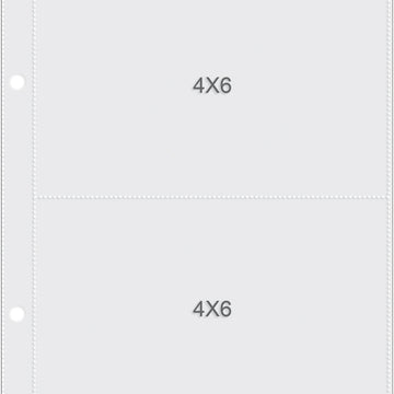 Simple Stories Sn@p! Pocket Pages For 6"X8" Binders 10/Pkg - (2) 4"X6" Pockets