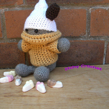 Inchoate Soft Scoop Ice Cream Sweater and Hat