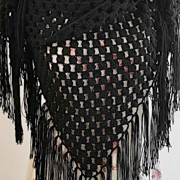 Double Bobble Countess Shawl