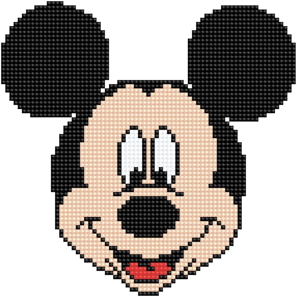 Diamond Dotz - Disney Mickey Head Diamond Painting Kit