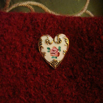 Lady in Red Felted Evening Bag
