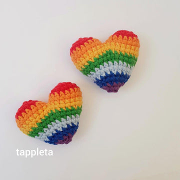Rainbow Heart crochet pattern