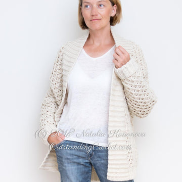 Diamond Cable Cardigan