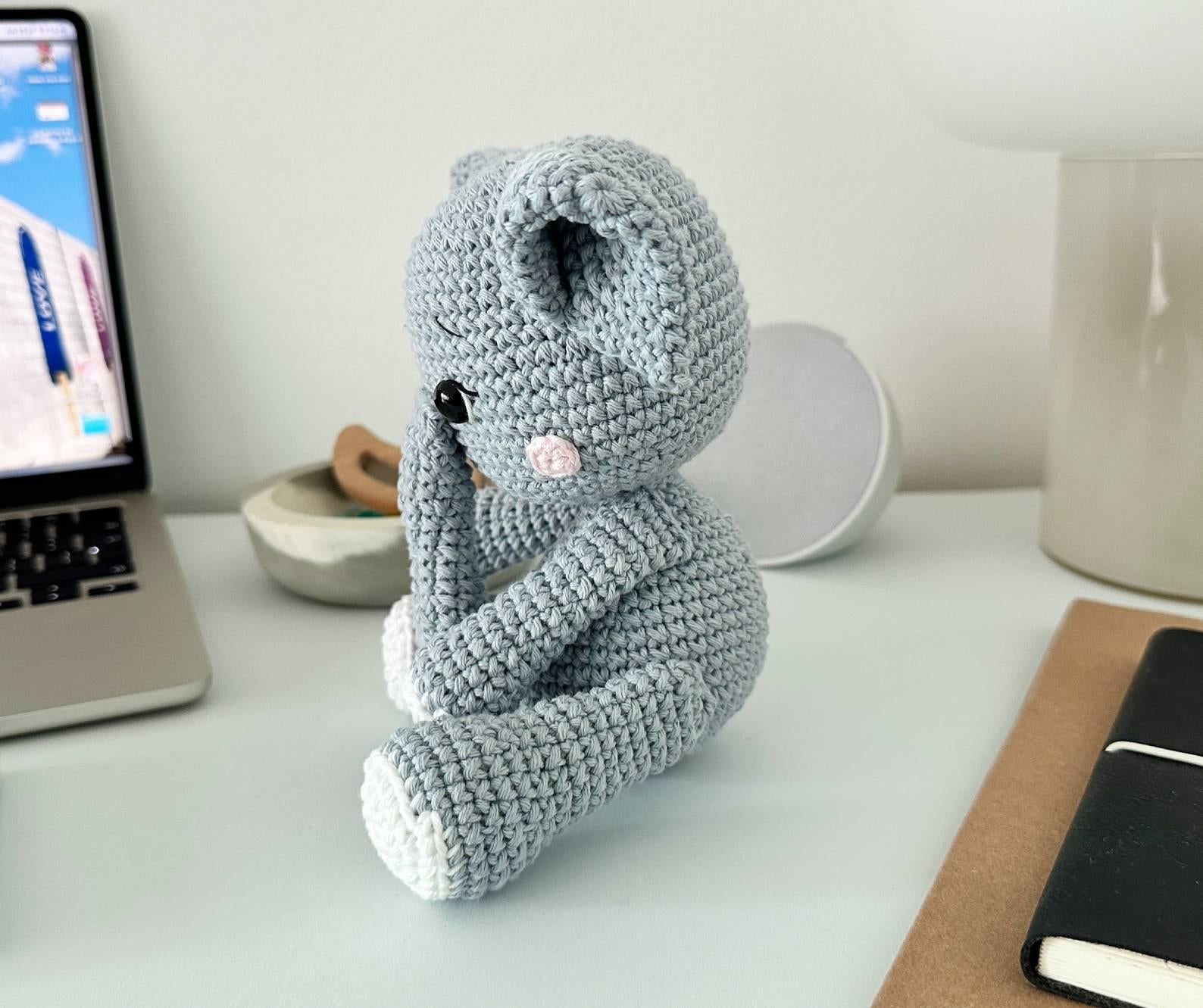 Elephant Amigurumi Crochet Pattern PDF – Elephant Soft Toy, Stuffed Animal Tutorial