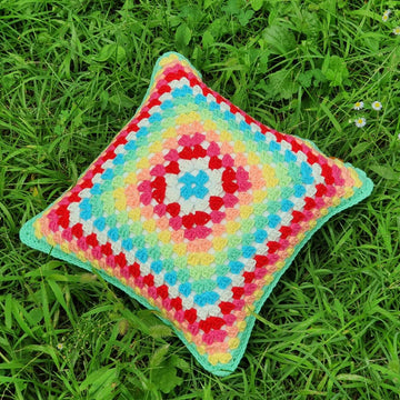 Cotton Candy Granny Cushion