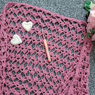 Crochet Esther Prayer Shawl/Wrap Pattern