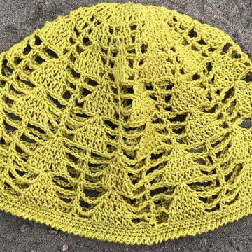 Summer crochet skull cap