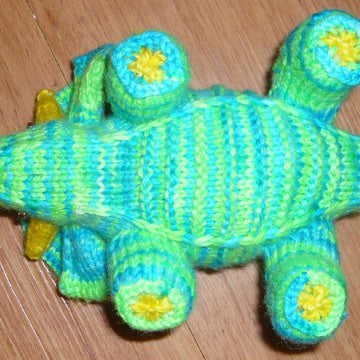Knitted Triceratops