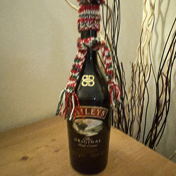 Christmas Bottle Topper Set Knitting Pattern