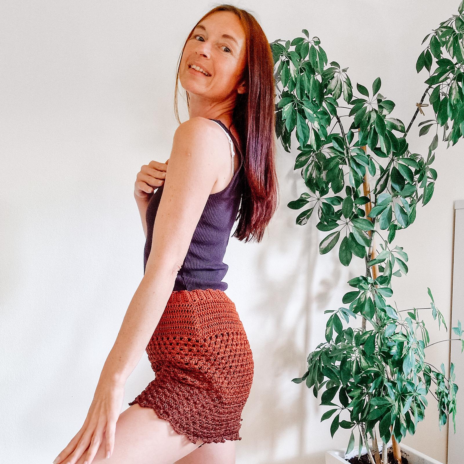 Boho Granny Stitch Shorts