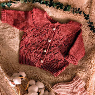 Luna Newborn Set - Cardi and Pants