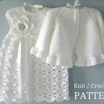 Pattern Baby Dress Baby Cardigan Crochet Knitting