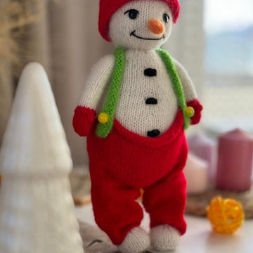 Snowman knitting pattern