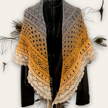 Triangular Scarf "Balta"