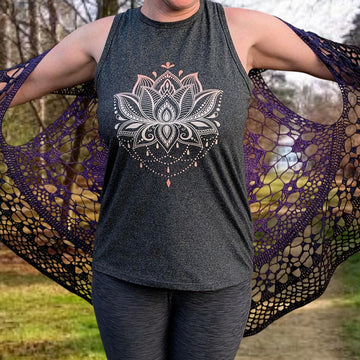 Mandala vest shawl summer