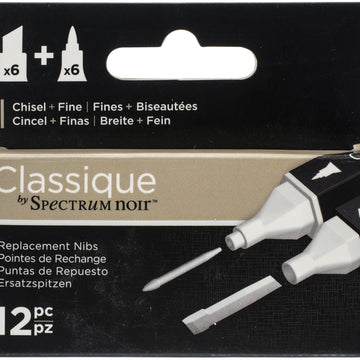 Crafter's Companion Spectrun Noir Replacement Nibs 12/Pkg - Classique