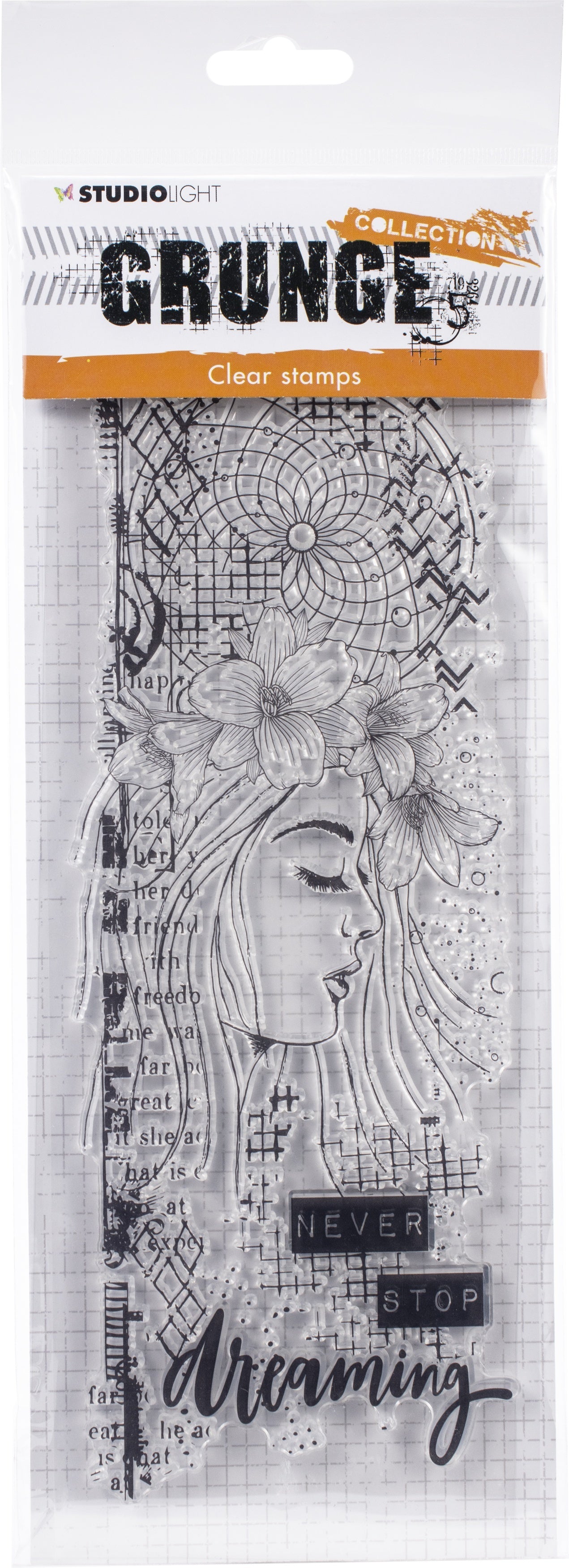 Studio Light Grunge 3.0 Collection A4 Stamp - NR. 402