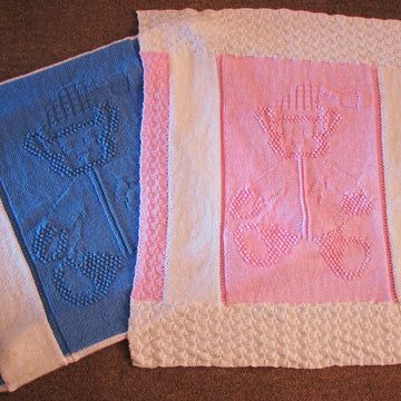 Teddy Bear Cot Blanket