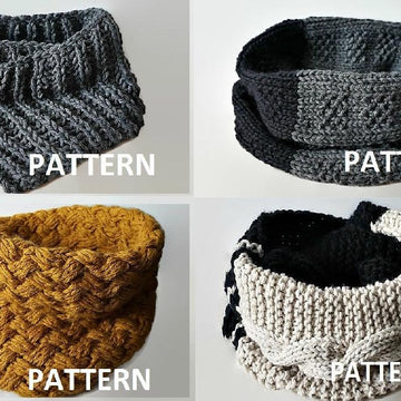 9 Scarf / Infinity Scarves Patterns
