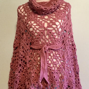 Convertible Lace Poncho Cape
