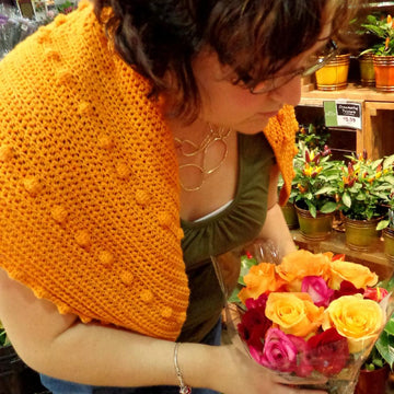 Pumpkin Spice Shawlette