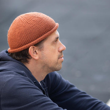 Machine Knitting Pattern Short Trawler Hat
