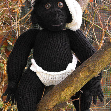 Cilla The Ugly Baby Gorilla Superfast knitting pattern