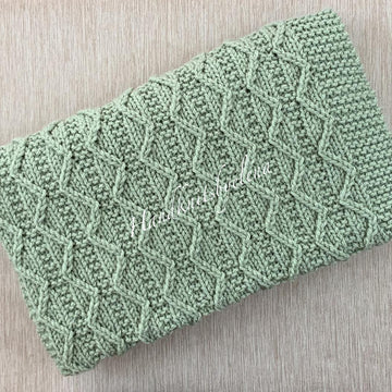 Baby Blanket with Zigzags