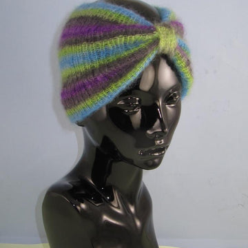 Angel Prints Mohair Turban Headband