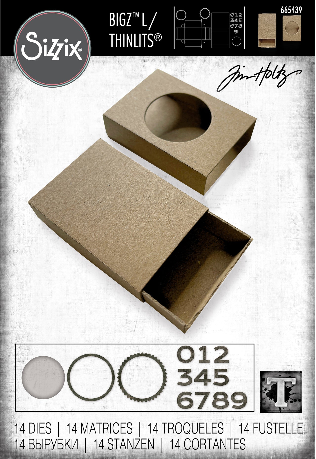 Sizzix Bigz L Die w/Thinlits Die Set - Matchbox