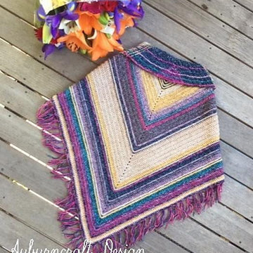 Just a Little Bit Batik Shawl