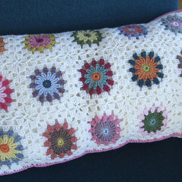 Flower Granny Pillow Cover