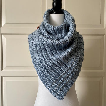 Beginners Cowl Scarf Pattern: Bussin-Beginners Cowl-Scarf