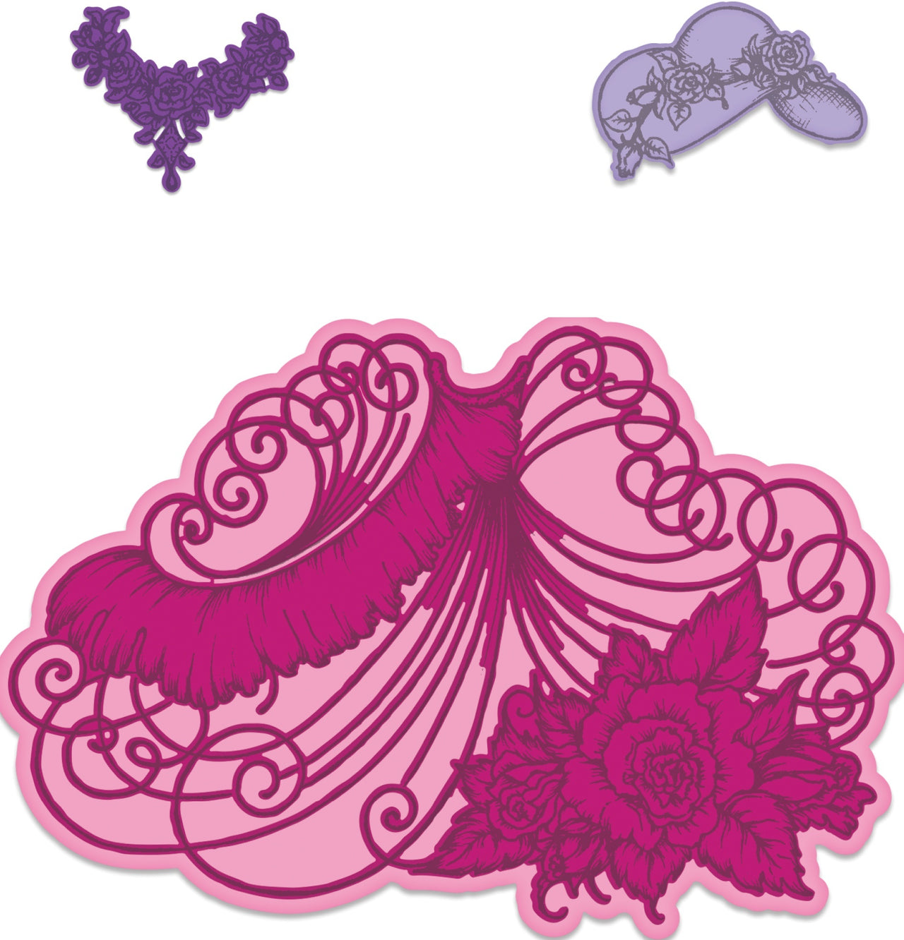 Heartfelt Creations Cut & Emboss Dies - Elements Of Fashion