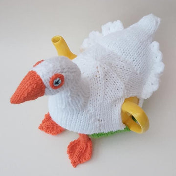 White Embden Goose Tea Cosy
