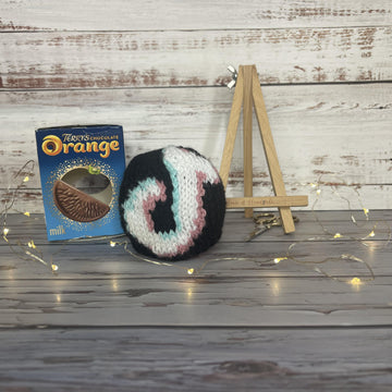 Social Media Inspired Chocolate Orange Cover Knitting Pattern