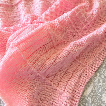 Easy Sampler Baby Blanket